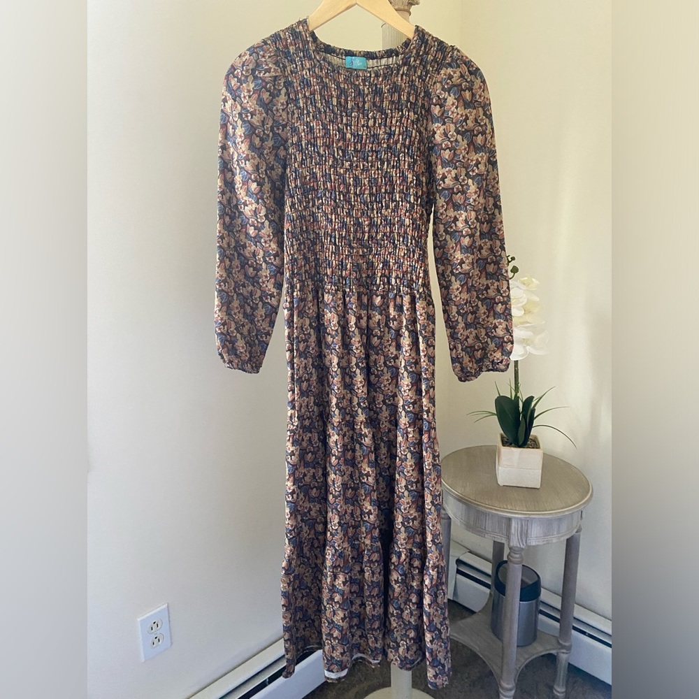 Sweet alice smocked midi dress